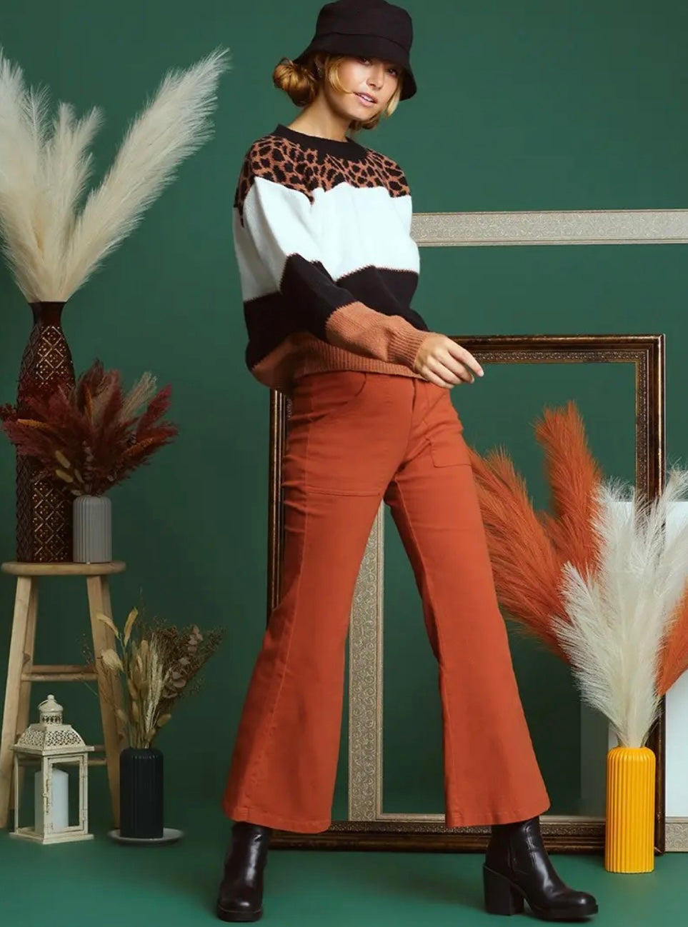 Rusty Road Flare Pants