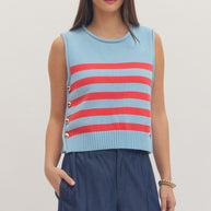 Harbor Breeze Sleeveless Sweater
