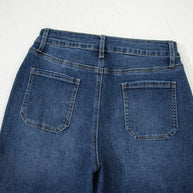 Breen Cropped High Rise Wide Leg Jeans