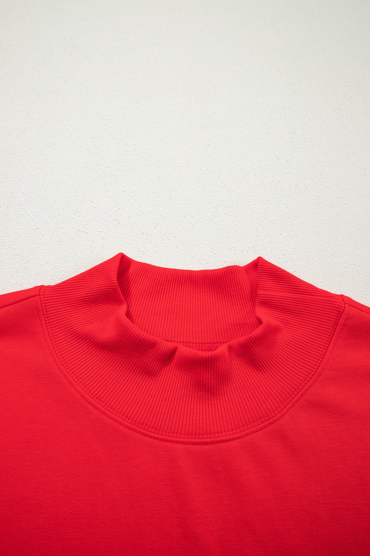 Yellow Solid Color High Neck Cap Sleeve Loose Top