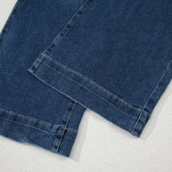 Breen Cropped High Rise Wide Leg Jeans