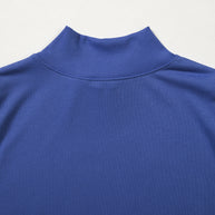 Yellow Solid Color High Neck Cap Sleeve Loose Top
