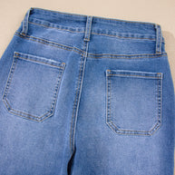Breen Cropped High Rise Wide Leg Jeans