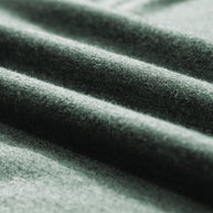 Mist Green Contrast Trim V-Neck Loose Fit Tank Top